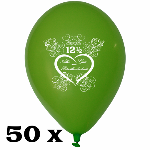 Luftballons-Alles-Gute-zur-Petersilienhochzeit-gruen-30-cm-50-Stueck