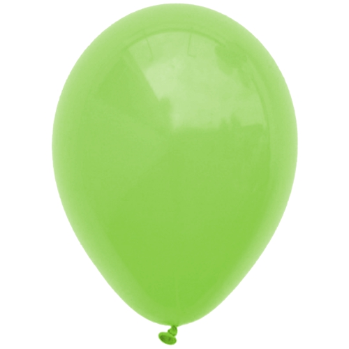 Luftballons-Apfelgruen-25-cm-Ballons-aus-Natur-Latex-zur-Dekoration
