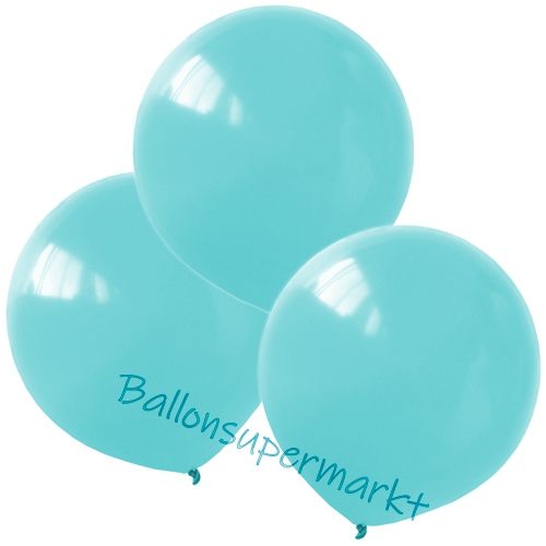 Luftballons-Babyblau-40-cm-rund-Ballons-aus-Natur-Latex-zur-Dekoration-3er