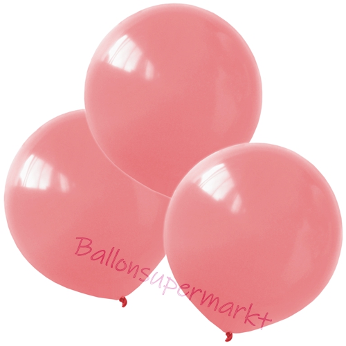 Luftballons-Babyrosa-40-cm-rund-Ballons-aus-Natur-Latex-zur-Dekoration-3er