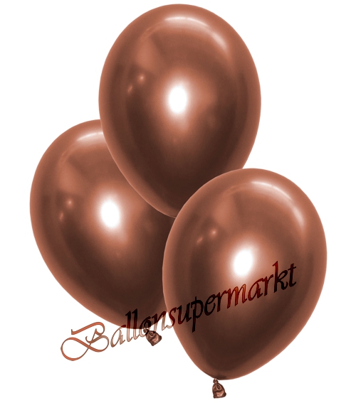 Luftballons-Chrome-kupfer-Ballondekoration-Chromglanz