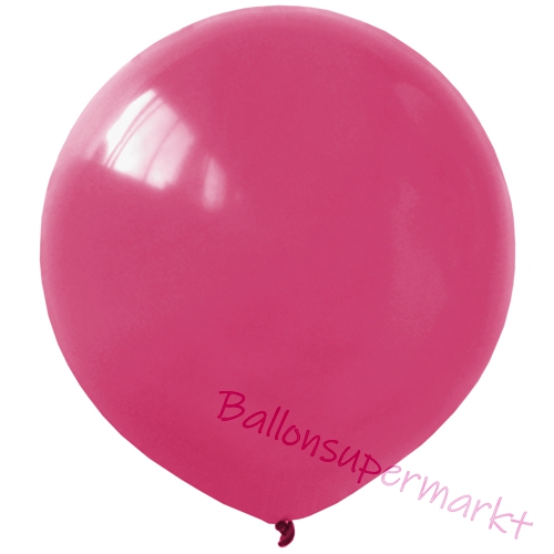 Luftballons-Fuchsia-40-cm-rund-Ballons-aus-Natur-Latex-zur-Dekoration