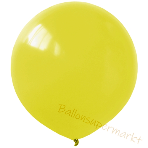 Luftballons-Gelb-40-cm-rund-Ballons-aus-Natur-Latex-zur-Dekoration