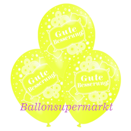 Luftballons-Gute-Besserung-zitronengelb-3-Stueck