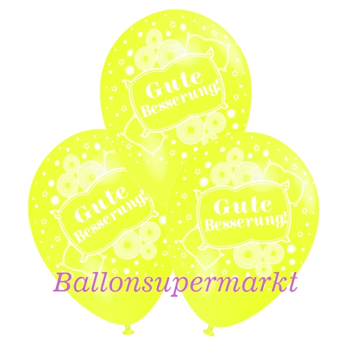 Luftballons-Gute-Besserung-zitronengelb-3-Stueck