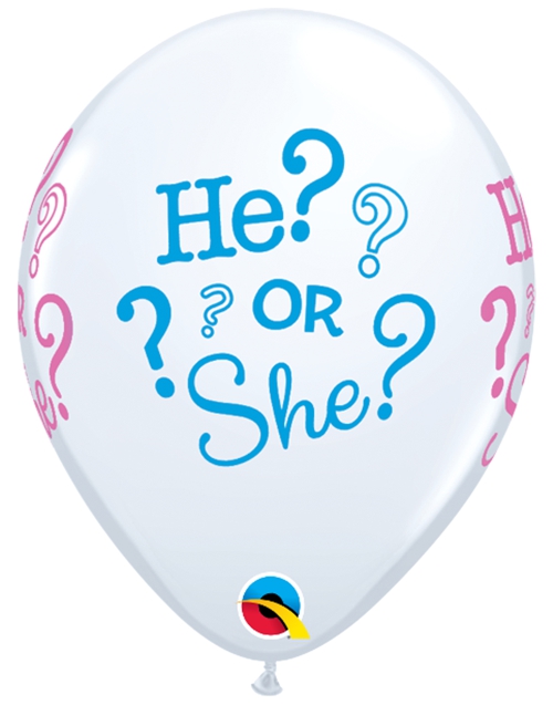 Luftballons-He-or-She-3-Stueck-bedruckte-Latexballons-Qualatex-Dekoration-Gender-Reveal-Geschlecht-Baby-Seite-2