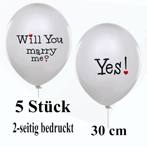 Luftballons-Heiratsantrag-Will-you-marry-me-yes-5-stueck-weiss