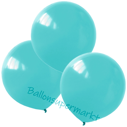 Luftballons-Hellblau-40-cm-rund-Ballons-aus-Natur-Latex-zur-Dekoration-3er