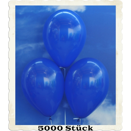 Luftballons aus Natur-Latex, 30 cm, Marineblau, gute Qualität
