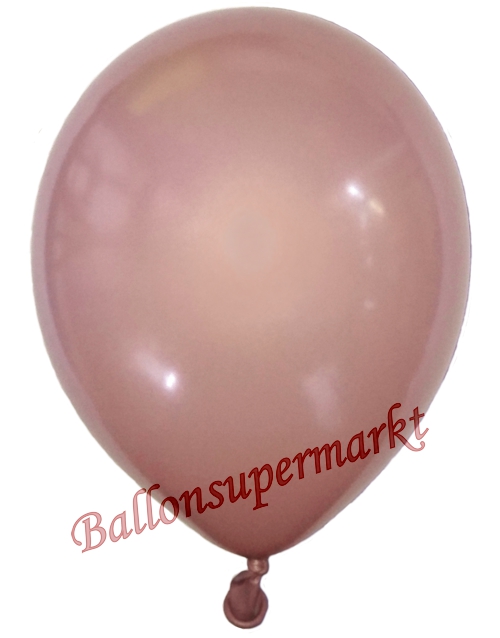 Luftballons-Metallic-Rosegold-8-cm-12-cm-Dekoration Hochzeit