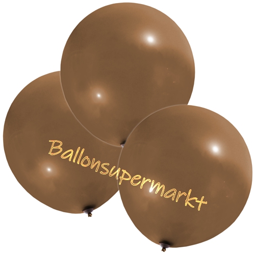 Luftballons-Mokkabraun-48-51-cm-rund-Ballons-aus-Natur-Latex-zur-Dekoration-3er