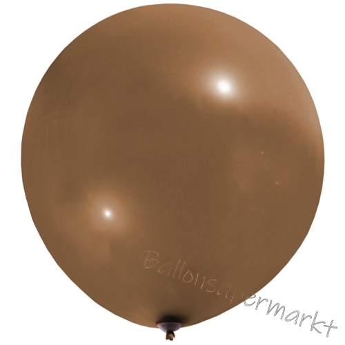 Luftballons-Mokkabraun-48-51-cm-rund-Ballons-aus-Natur-Latex-zur-Dekoration
