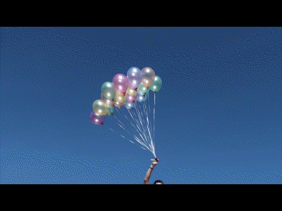Luftballons Perlmutt mit Helium