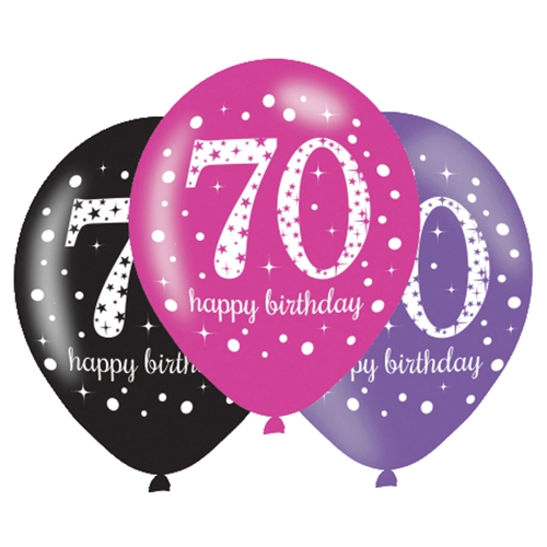 Luftballons-Pink-Celebration-70-Latexballons-zum-70.-Geburtstag-6-Stueck