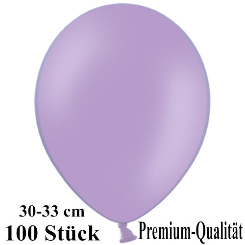 Luftballons-Premium-30-33-cm-lila-Latexballons-100-Stueck