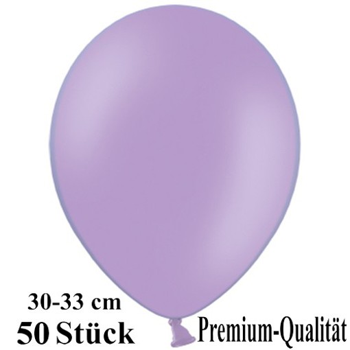 Luftballons-Premium-30-33-cm-lila-Latexballons-50-Stueck