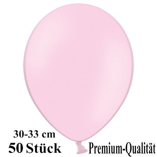 Luftballons-Premium-30-33-cm-rosa-Latexballons-50-Stueck