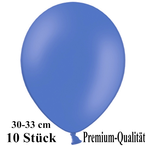 Luftballons-Premium-30-33-cm-ultramarin-Latexballons-10-Stueck