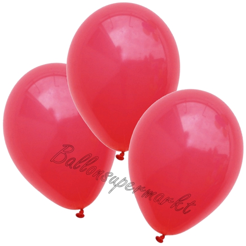 Luftballons-Rot-25-cm-Ballons-aus-Natur-Latex-zur-Dekoration-3er