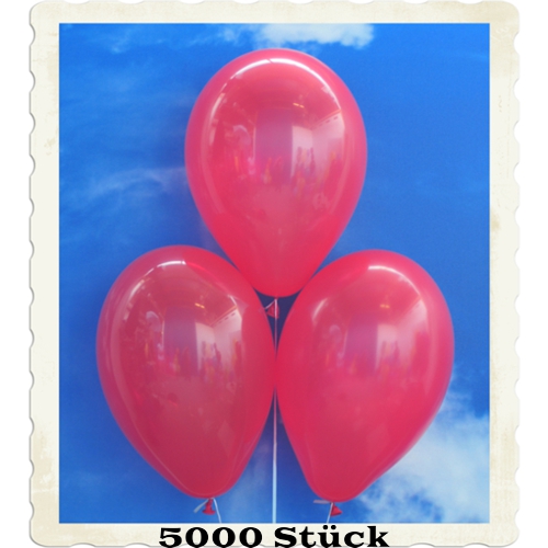 Luftballons aus Natur-Latex, 30 cm, Rot, gute Qualität