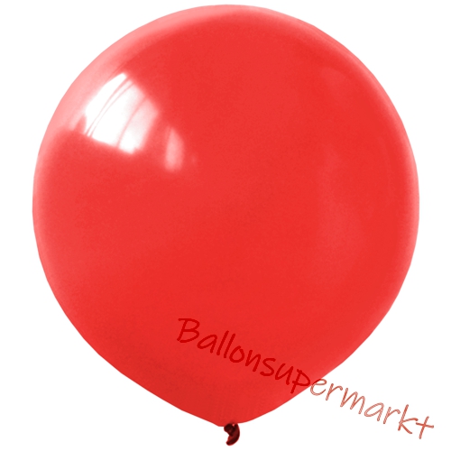 Luftballons-Rot-40-cm-rund-Ballons-aus-Natur-Latex-zur-Dekoration