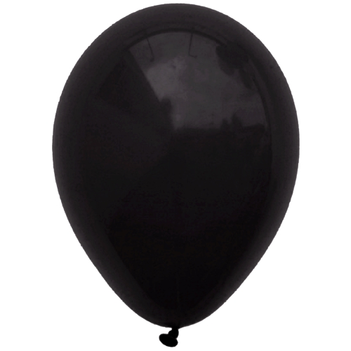 Luftballons-Schwarz-25-cm-Ballons-aus-Natur-Latex-zur-Dekoration