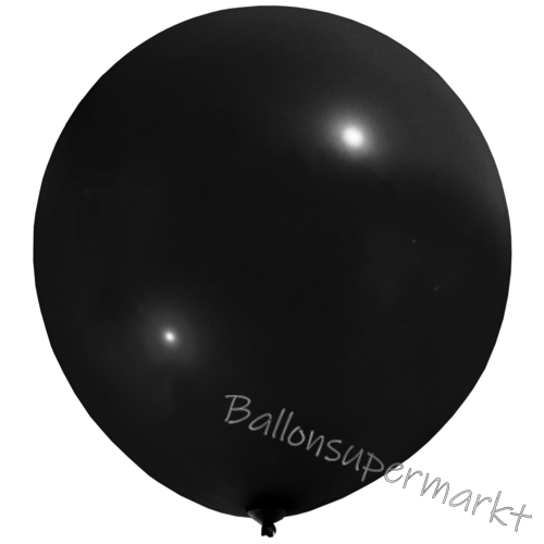 Luftballons-Schwarz-48-51-cm-rund-Ballons-aus-Natur-Latex-zur-Dekoration