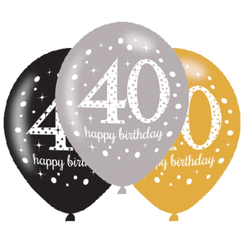 Luftballons-Sparkling-Celebration-40-Latexballons-zum-40.-Geburtstag-6-Stueck