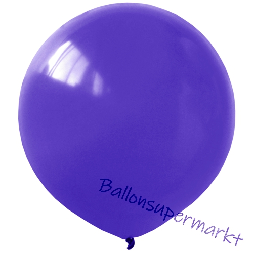 Luftballons-Violett-40-cm-rund-Ballons-aus-Natur-Latex-zur-Dekoration