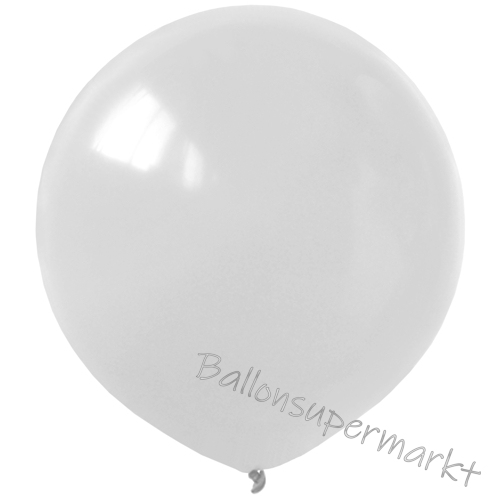 Luftballons-Weiß-40-cm-rund-Ballons-aus-Natur-Latex-zur-Dekoration