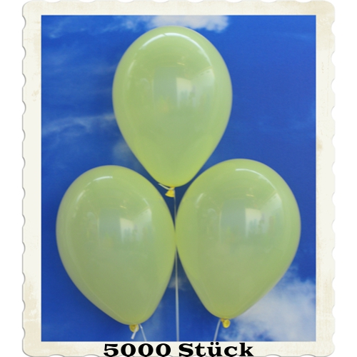 Luftballons aus Natur-Latex, 30 cm, Zitronengelb, gute Qualität