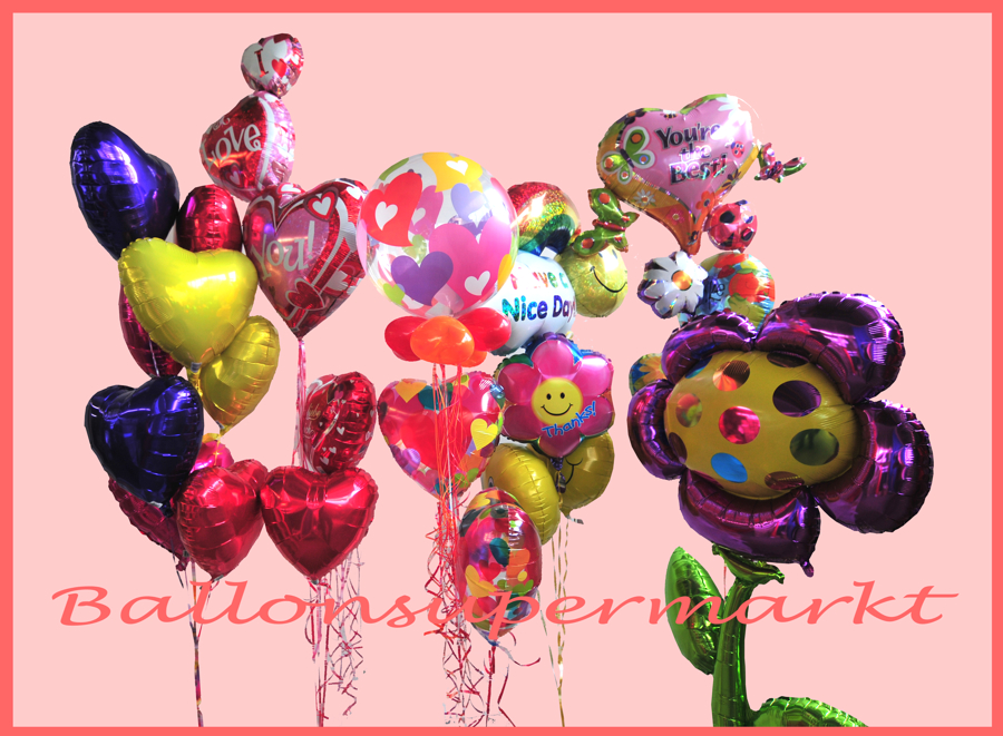 Luftballons aus Folie vom Ballonsupermarkt-Onlineshop