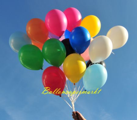Luftballons aus Latex, Latexballons, 30 cm