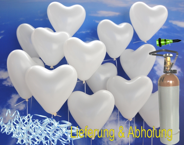 Luftballons-zur-Hochzeit-steigen-lassen-50-weisse-Herzluftballons-mit-Ballongasflasche-Helium-Midi-Set-Full-Service