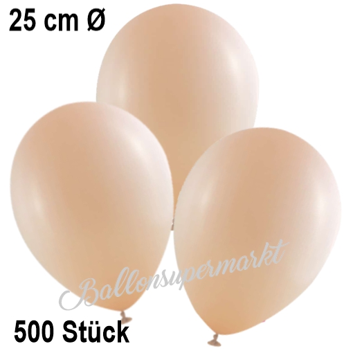 Luftballons-Pfirsich-25-cm-Ballons-aus-Natur-Latex-zur-Dekoration
