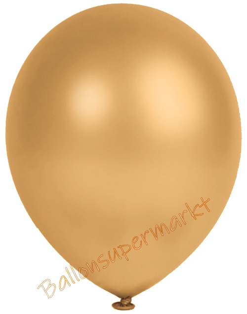 Metallic-Luftballons-Gold-25-28-cm-Ballons-aus-Natur-Latex-zur-Dekoration
