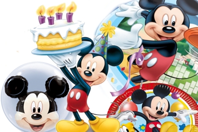 Micky-Maus-Mickey-Mouse-Kindergeburtstag-Dekoration-und-Luftballons