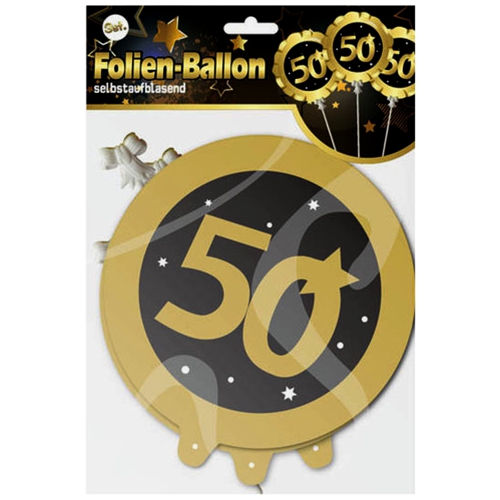 Mini-Loons-Folienballons-Zahl-50-Schwarz-Gold-zum-50.-Geburtstag-Luftballons-Geschenk-Dekoration-3-Stueck