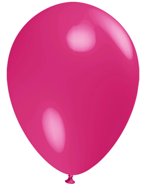 Mini-Luftballons-Fuchsia-8-12-cm-Ballons-aus-Natur-Latex