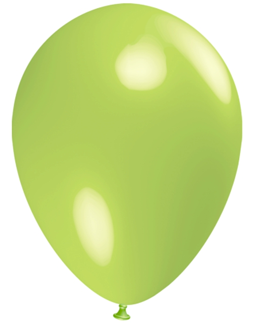 Mini-Luftballons-Limonengrün-8-12-cm-Ballons-aus-Natur-Latex