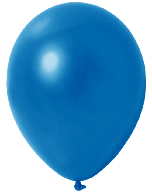 Mini-Luftballons-Metallic-Blau-8-12-cm-Ballons-aus-Natur-Latex