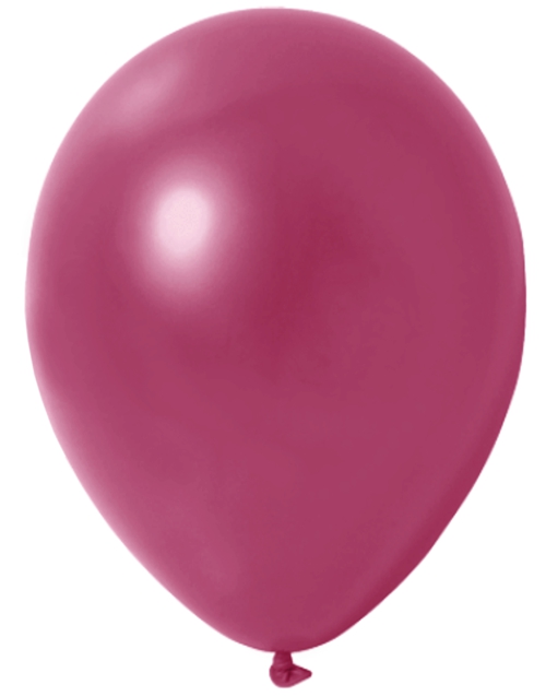 Mini-Luftballons-Metallic-Bordeaux-8-12-cm-Ballons-aus-Natur-Latex