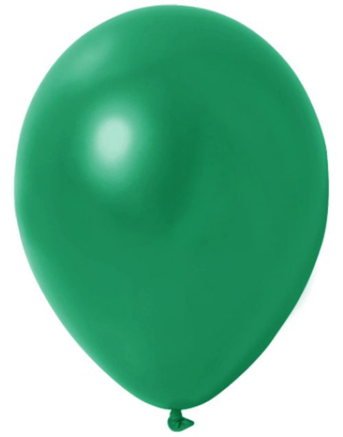 Mini-Luftballons-Metallic-Dunkelgrün-8-12-cm-Ballons-aus-Natur-Latex