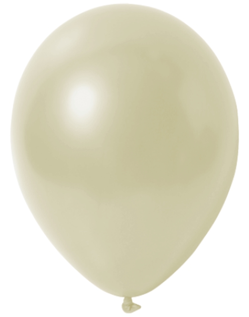 Mini-Luftballons-Metallic-Elfenbein-8-12-cm-Ballons-aus-Natur-Latex
