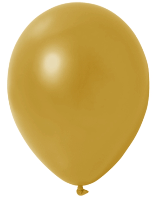 Mini-Luftballons-Metallic-Gold-8-12-cm-Ballons-aus-Natur-Latex