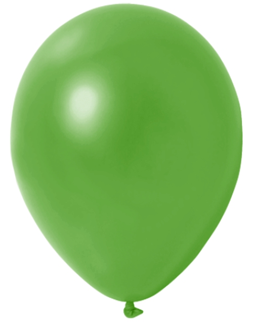 Mini-Luftballons-Metallic-Hellgrün-8-12-cm-Ballons-aus-Natur-Latex