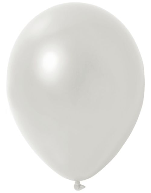 Mini-Luftballons-Metallic-Perlweiß-8-12-cm-Ballons-aus-Natur-Latex
