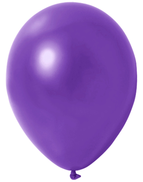 Mini-Luftballons-Metallic-Violett-8-12-cm-Ballons-aus-Natur-Latex
