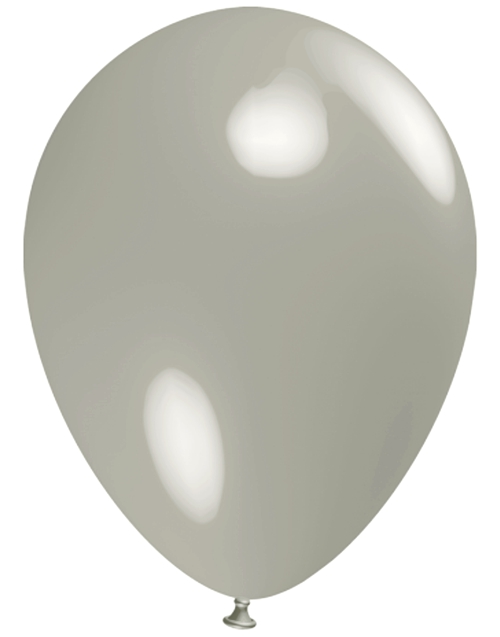 Mini-Luftballons-Silbergrau-8-12-cm-Ballons-aus-Natur-Latex