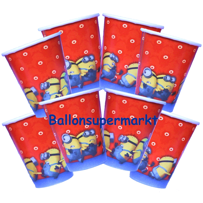 Minions-Partybecher-Partydekoration-Ich-Einfach-unverbesserlich-Minionsparty-Universal